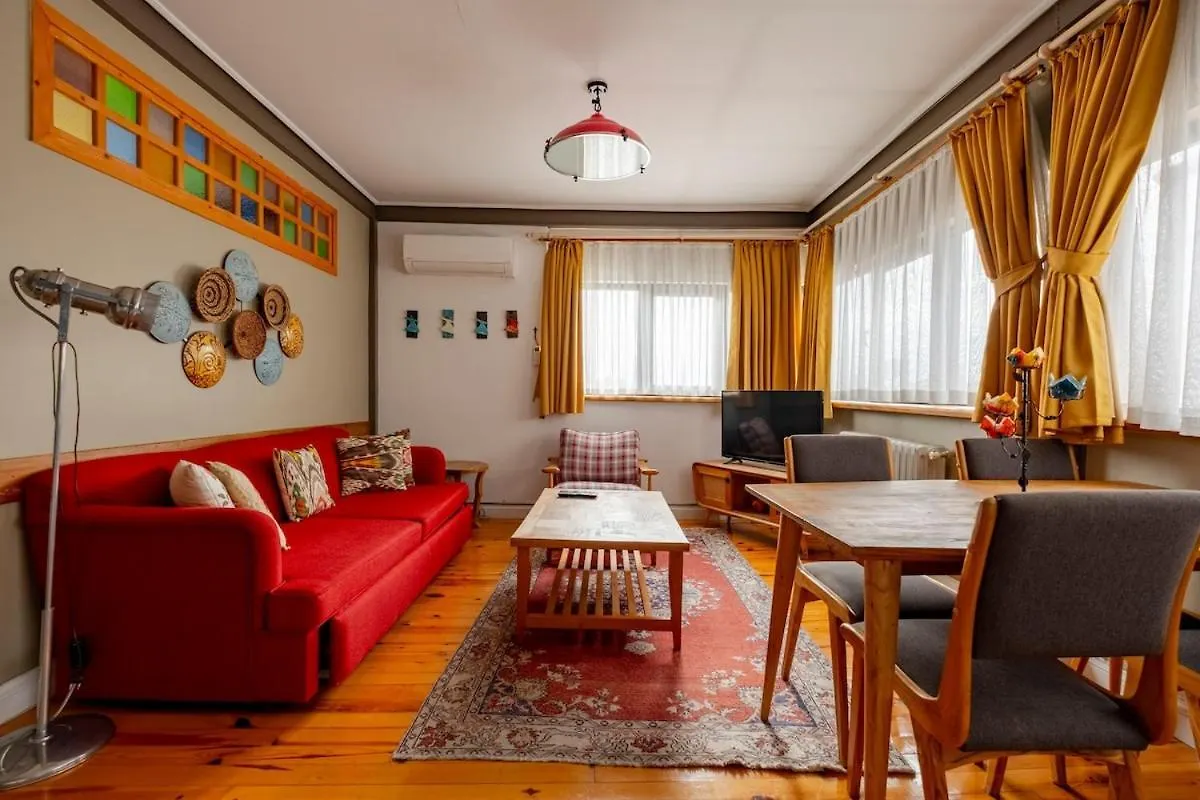High-Ceiling Beyoglu Apartment Estambul